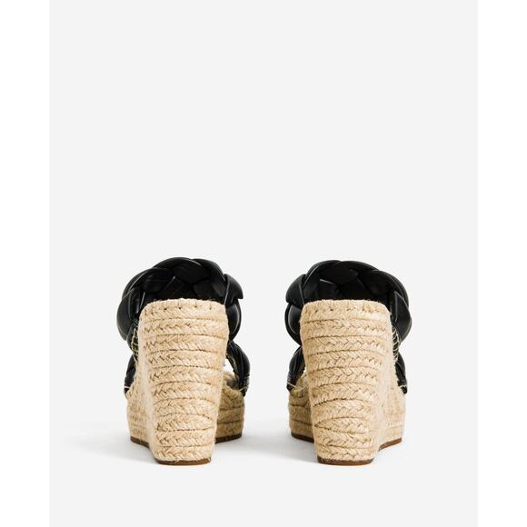 KENNETH  COLE OLIVIA BRAIDED WEDGE ESPADRILLE SANDAL SZ 6 - Picture 3 of 4